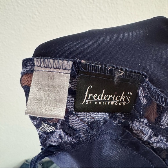 Fredericks of Hollywood Vintage Lace Slip Romantic Glamour Medium Boudoir Siren - Picture 8 of 12